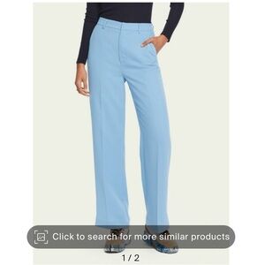 Scotch & Soda Edie Tailored Wide Leg | Sky Blue, Size 27